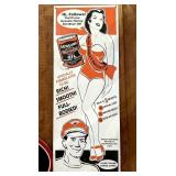 Harley Davidson Oil Pin Up Sign