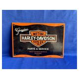 Porcelain Harley Davidson Sign