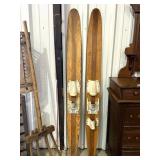 Vintage Wooden Water Skis