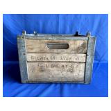 Vintage 'Malone Diary' Milk Crate