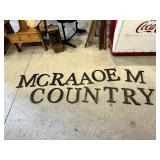 Lot of Cast Iron Letters