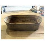 Galvanized Oval Wash Tub