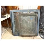 Vintage Architectual Salvage Leaded Glass Windows