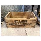 Vintage Wooden Produce Crate