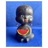 Vintage Black Americana Chalk Art Bobblehead