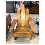 Vintage Adirondack Chair Handcrafted from Ski's