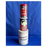 Lot of 3 Kitchen Advertising Tins