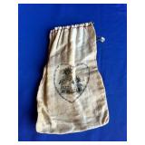Vintage Black Americana Drawstring Bag