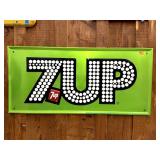 Vintage 7-Up Advertising Sign