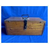 Vintage Wooden Tackle Box