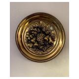 Embossed Brass Fruit Wall Chargers
