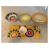 Lot of Plastic Picnic Dishes