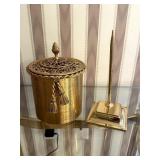 Lot of Brass Desk Items