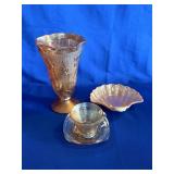 Vintage Colored Glass Lot