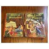 Alice In Wonderland & Five Little Peppers Books