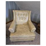 Vintage Broyhill Leather Armchair