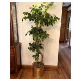 Artificial Tree Décor Piece in brass pot