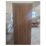 Faux Wood Storage Cabinet