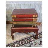 Stacked Book Novelty End Table