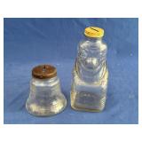 Vintage Glass Grapette and Bell Bank