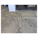 2 Outdoor SIde Tables