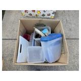 Box Lot of Kitchen Items