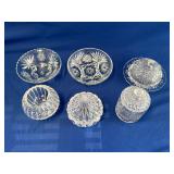 Lot of Pressed Glass Dishes