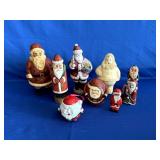 Lot of Vintage Santa Clause Figurines