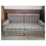 Vintage Plaid Loveseat