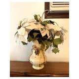 Floral Arrangement in Ceramic Vase
