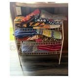 Lot of Beach Towels on a Stand
