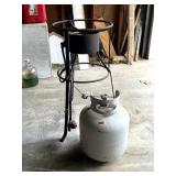 Full Bottle of Propane w/Fish Cooker