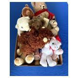 Fla of Vintage Plush Teddy Bears