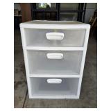 3 Drawer Pastic Drawers