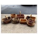 Lot of Vintage Woven Baskets