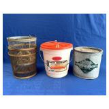 Lot of Minnow Buckets/Traps