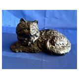 Vintage Hubley Cast Aluminum Cat Doorstop
