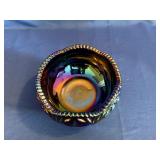 Vintage Carnival Glass Bowl