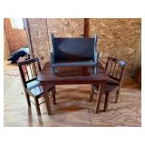 Lot of Wooden Child-Size Furniture Pieces