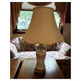 Vintage Milk Glass Table Lamp