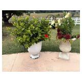 Lot of 2 Planters (not concrete)