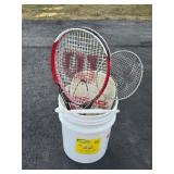 Bucket of Rackets