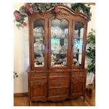 Stanley Furniture Lighted Hutch Cabinet