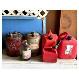 Lot of Misc Gas/Oils and Canisters