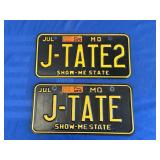 Vintage License Plates