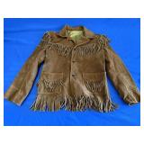 Vintage Leather/Fringe Child's Jacket