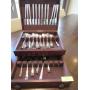 Reed & Barton Silverware Chest & Alltripol Knives