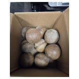 9 Wooden Skee Balls - Used