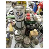 MIXED USED CANS OF PAINTING ITEMS