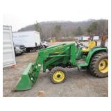 JOHN DEERE TRACTOR 4300, HYDRASTATIC 430 FRONT LOA